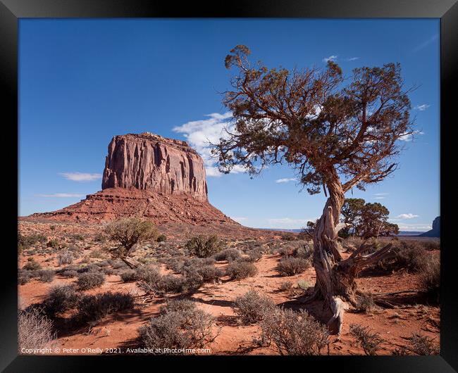 Monument Valley #5 Framed Print by Peter O'Reilly