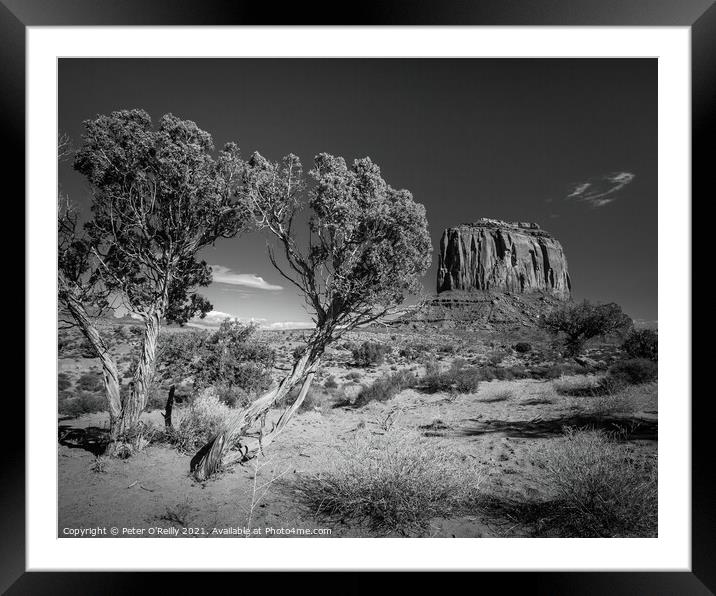 Monument Valley #7 Framed Mounted Print by Peter O'Reilly