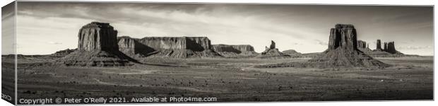 Monument Valley #8 Canvas Print by Peter O'Reilly