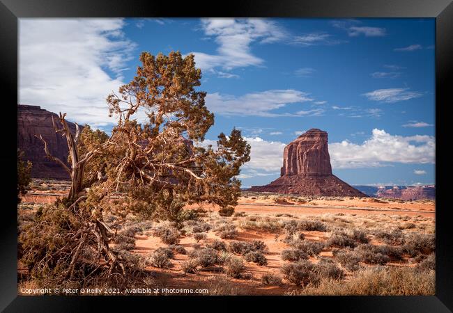 Monument Valley #1 Framed Print by Peter O'Reilly