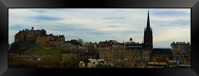 Edinburgh and the High St Framed Print by Keith Thorburn EFIAP/b