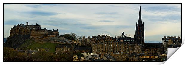 Edinburgh and the High St Print by Keith Thorburn EFIAP/b