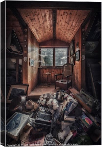 Abandoned decay urbex Canvas Print by Steven Dijkshoorn