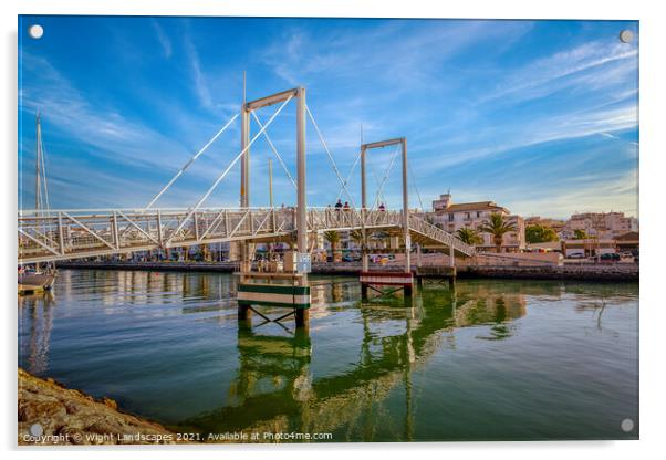 Marina Lagos Lifting Bridge Acrylic by Wight Landscapes