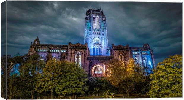 Liverpool cathedral Canvas Print by Kevin Elias