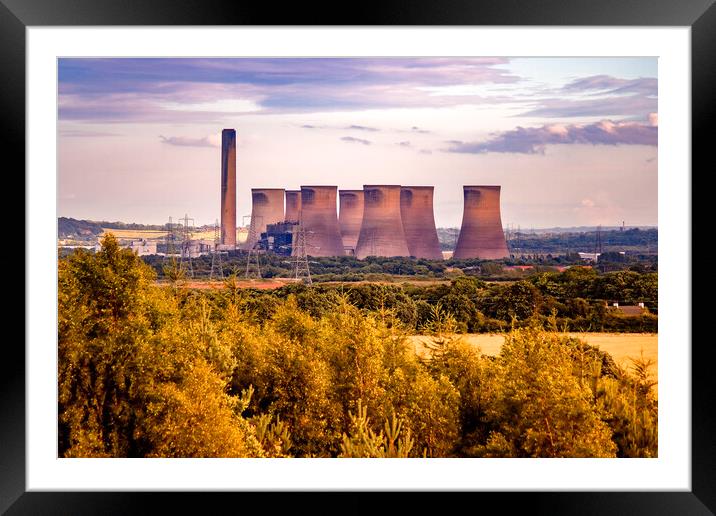 Warrington's Industrial Giant Unveiled Framed Mounted Print by Kevin Elias