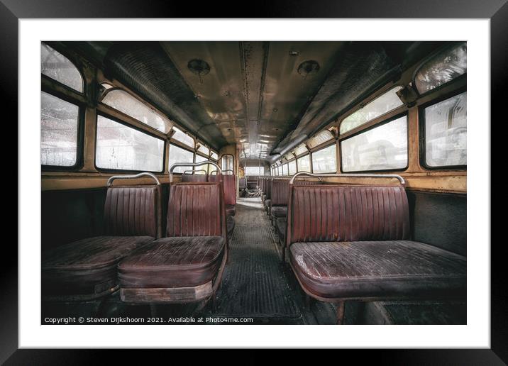 Abandoned vehicle Framed Mounted Print by Steven Dijkshoorn