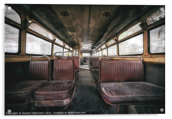 Abandoned vehicle Acrylic by Steven Dijkshoorn