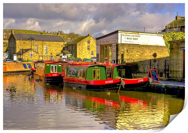 Jack,Rosie & Jim Print by Trevor Kersley RIP