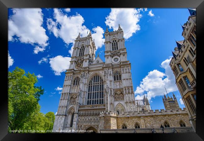 Westminster Abbey, the most famous church in London, England Framed Print by Chun Ju Wu