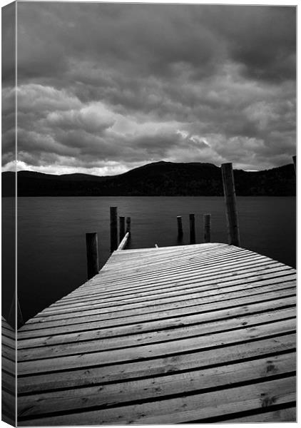Jetty over water Canvas Print by Kraig Phillips