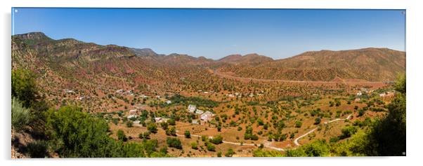 Panorama of the Atlas Mountains Acrylic by Jason Wells