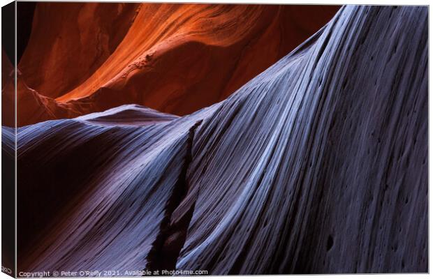 Antelope Canyon Colours #14 Canvas Print by Peter O'Reilly