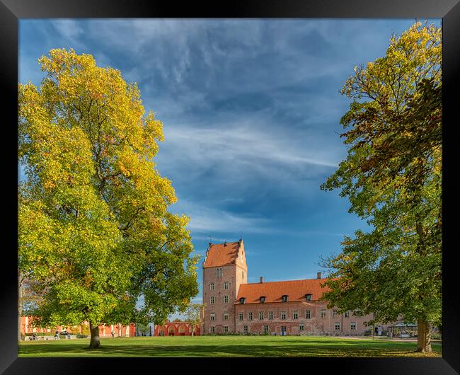 Backaskog Castle Parkland Framed Print by Antony McAulay