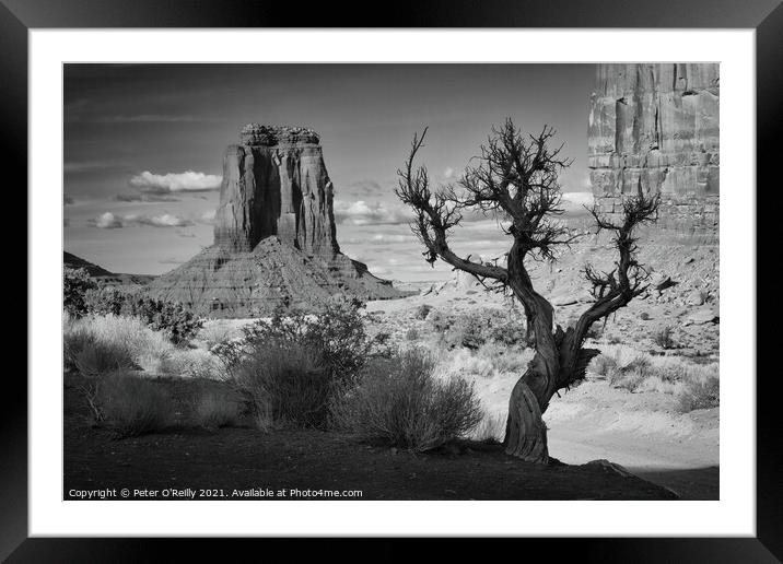Monument Valley #9 Framed Mounted Print by Peter O'Reilly