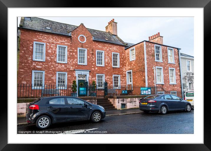 Broughton House & Garden Art Gallery on the old High Street, Kirkcudbright Framed Mounted Print by SnapT Photography