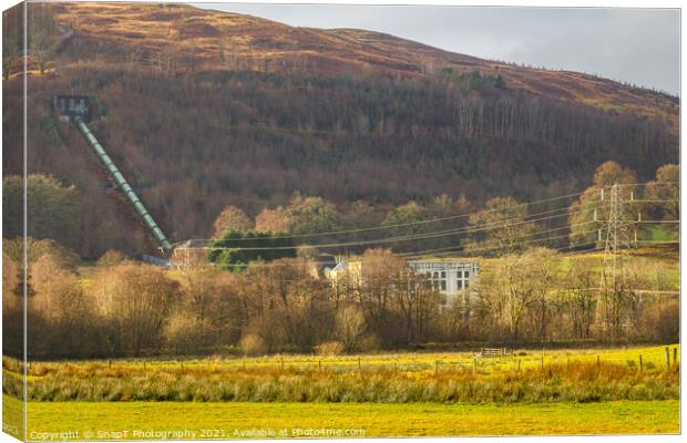 Glenlee Hydro Electric Power Station and tunnel, Dumfries and Galloway, Scotland Canvas Print by SnapT Photography