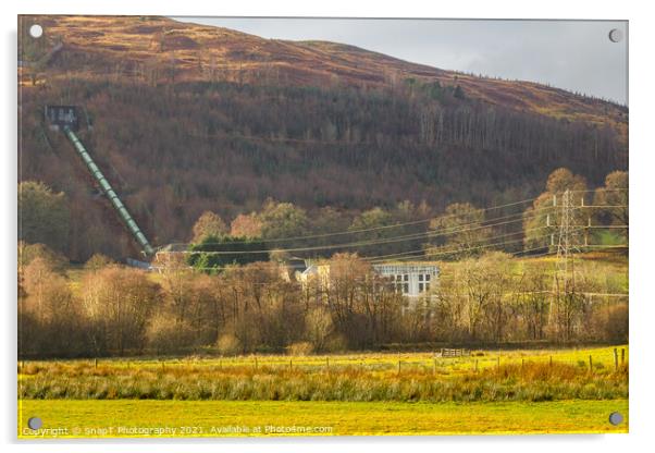 Glenlee Hydro Electric Power Station and tunnel, Dumfries and Galloway, Scotland Acrylic by SnapT Photography