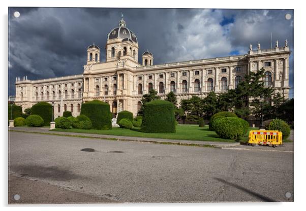 Museum of Natural History in Vienna Acrylic by Artur Bogacki