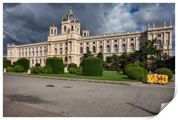 Museum of Natural History in Vienna Print by Artur Bogacki