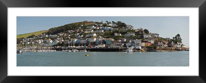 Dartmouth Kingswear harbour Framed Mounted Print by mark humpage