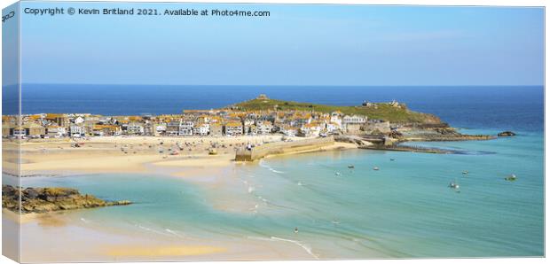 st ives cornwall Canvas Print by Kevin Britland