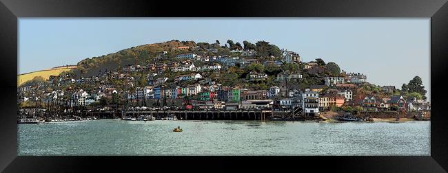 Kingswear harbour from Dartmouth Framed Print by mark humpage