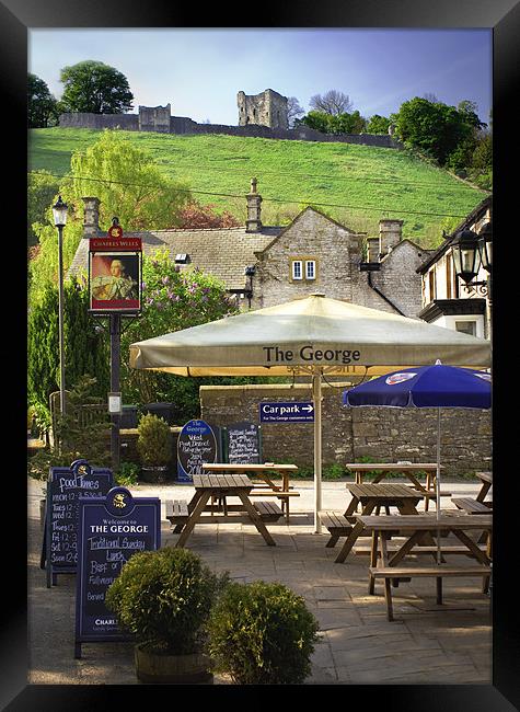 The George, Castleton. Framed Print by Darren Burroughs