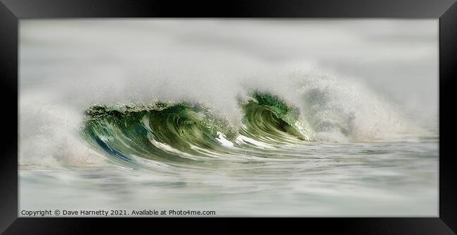 Sea Waters Edge Framed Print by Dave Harnetty