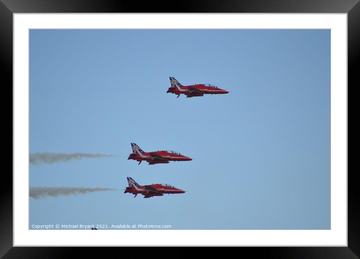 Red arrows Framed Mounted Print by Michael bryant Tiptopimage