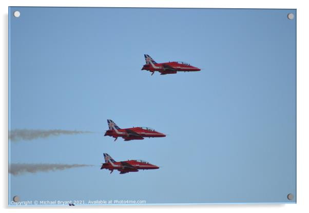 Red arrows Acrylic by Michael bryant Tiptopimage