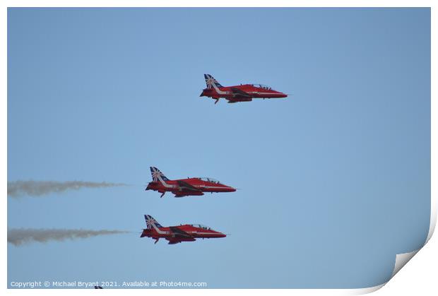 Red arrows Print by Michael bryant Tiptopimage