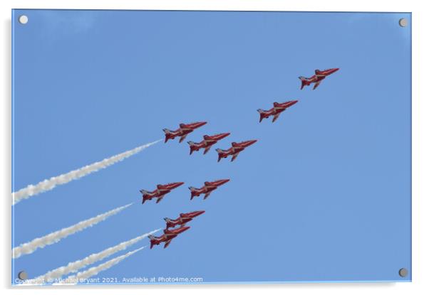 Red arrows Acrylic by Michael bryant Tiptopimage