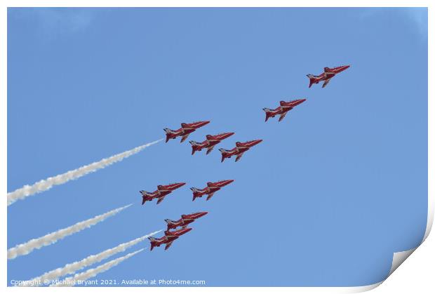 Red arrows Print by Michael bryant Tiptopimage