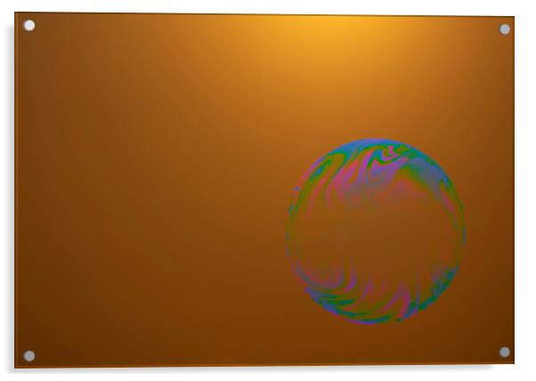 Psychedelic Bubble  Acrylic by Glen Allen