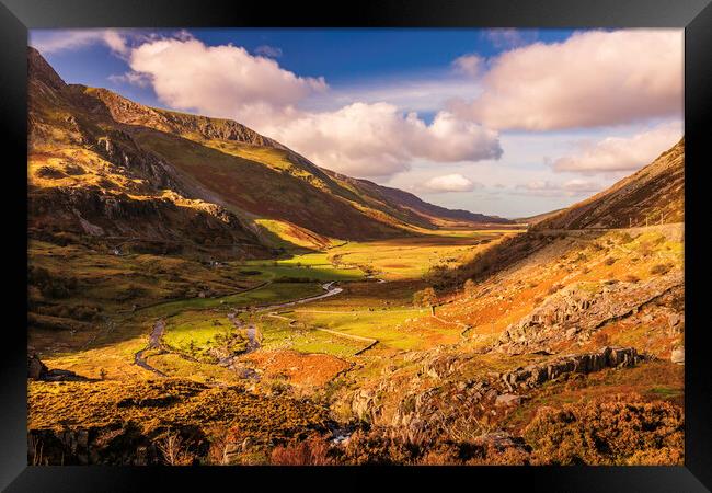 Welsh valley Framed Print by Kevin Elias