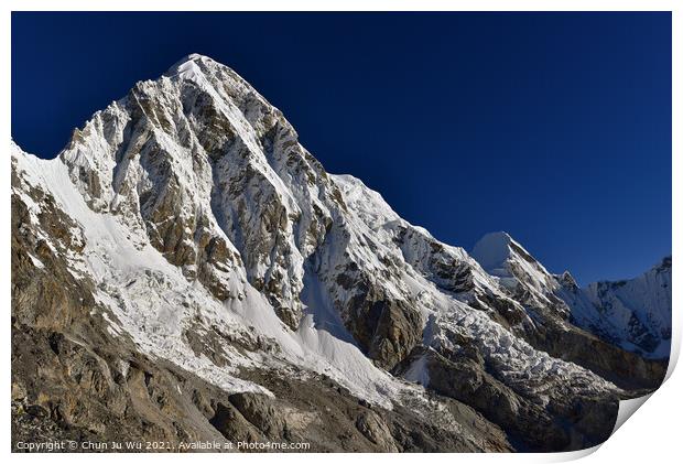 Snow mountains of Himalayas in Nepal Print by Chun Ju Wu