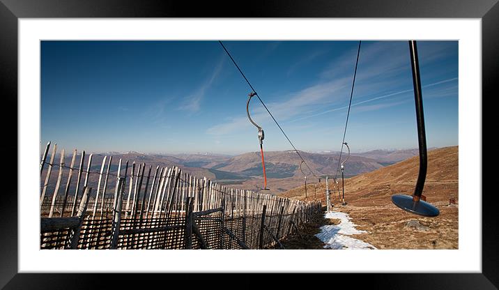 End of Season - Fort William Framed Mounted Print by Simon Wrigglesworth