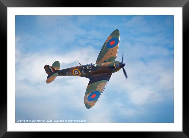 Flying Legend Mk1a Framed Mounted Print by Ian Merton