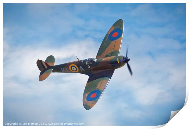 Flying Legend Mk1a Print by Ian Merton