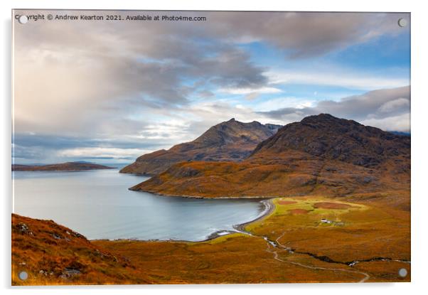 Camasunary, Isle of Skye, Scottish Highlands Acrylic by Andrew Kearton