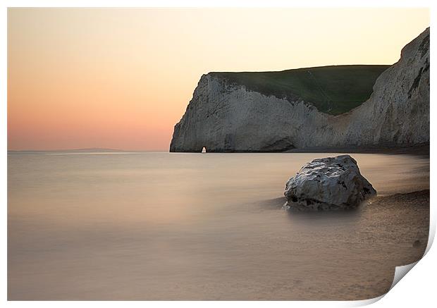 Dorset at sunset Print by Kraig Phillips