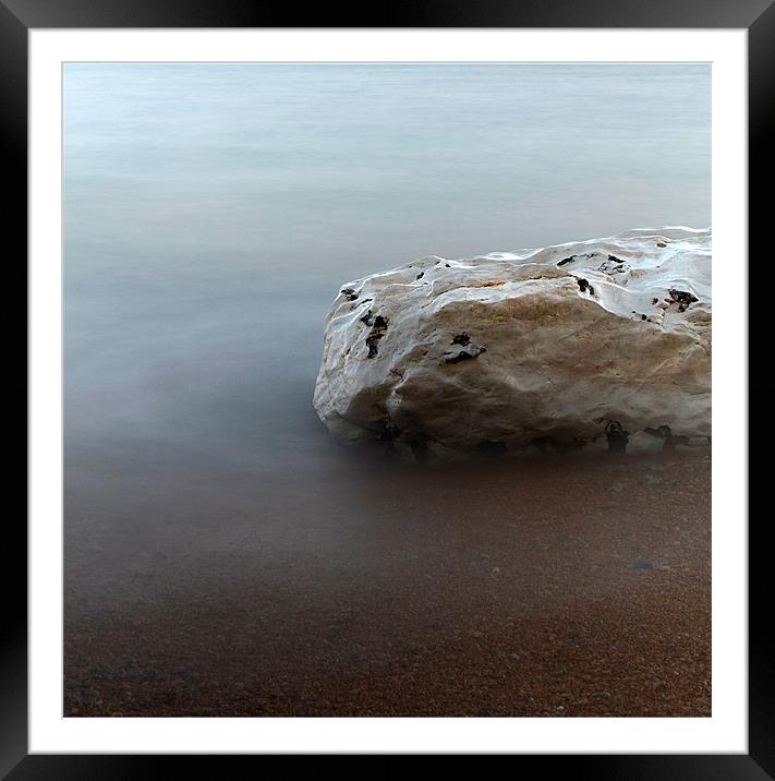 Abstract rock Framed Mounted Print by Kraig Phillips