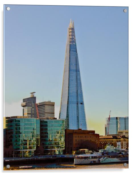 The Shard, London, UK. Acrylic by Peter Bolton