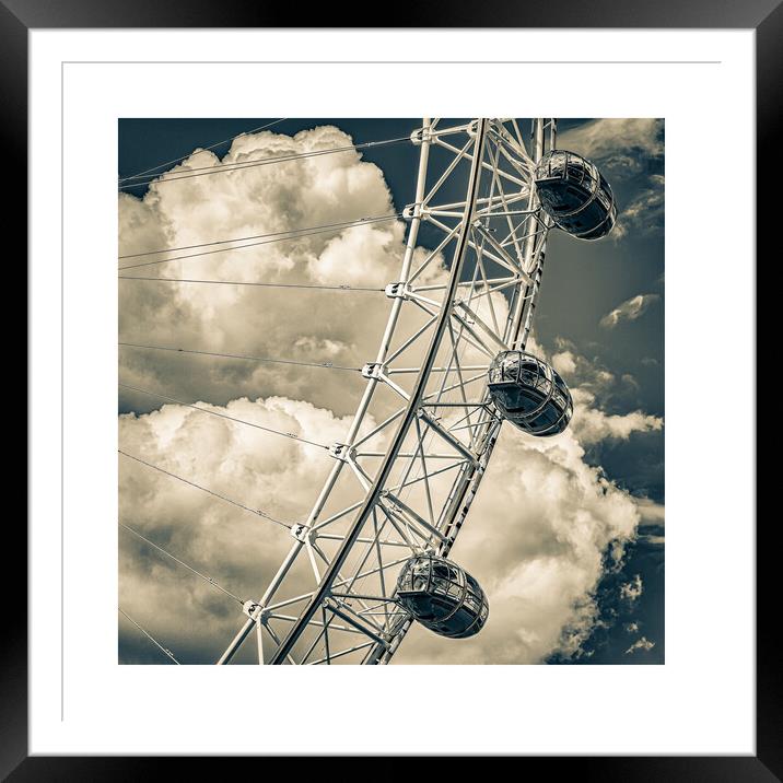 sky pods Framed Mounted Print by mark Smith