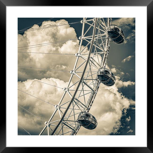 sky pods Framed Print by mark Smith