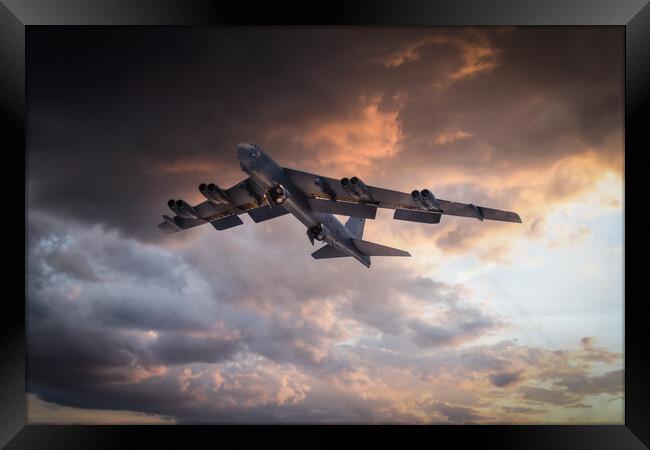 B-52 Launch Framed Print by J Biggadike