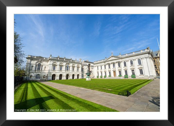 Senate House and Cambridge University Framed Mounted Print by Allan Bell