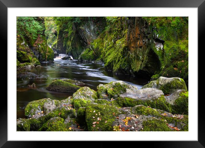 Fairy Glen, Betws-y-Coed, North Wales Framed Mounted Print by Andrew Kearton