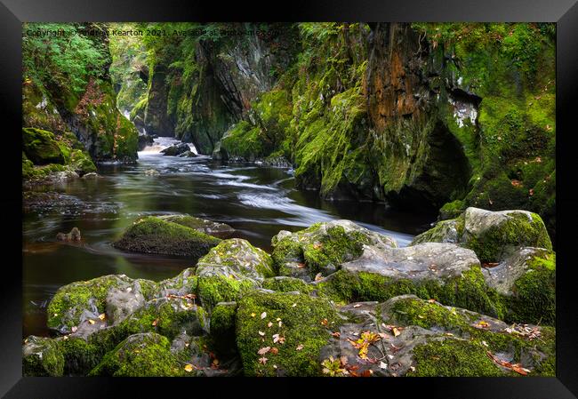 Fairy Glen, Betws-y-Coed, North Wales Framed Print by Andrew Kearton